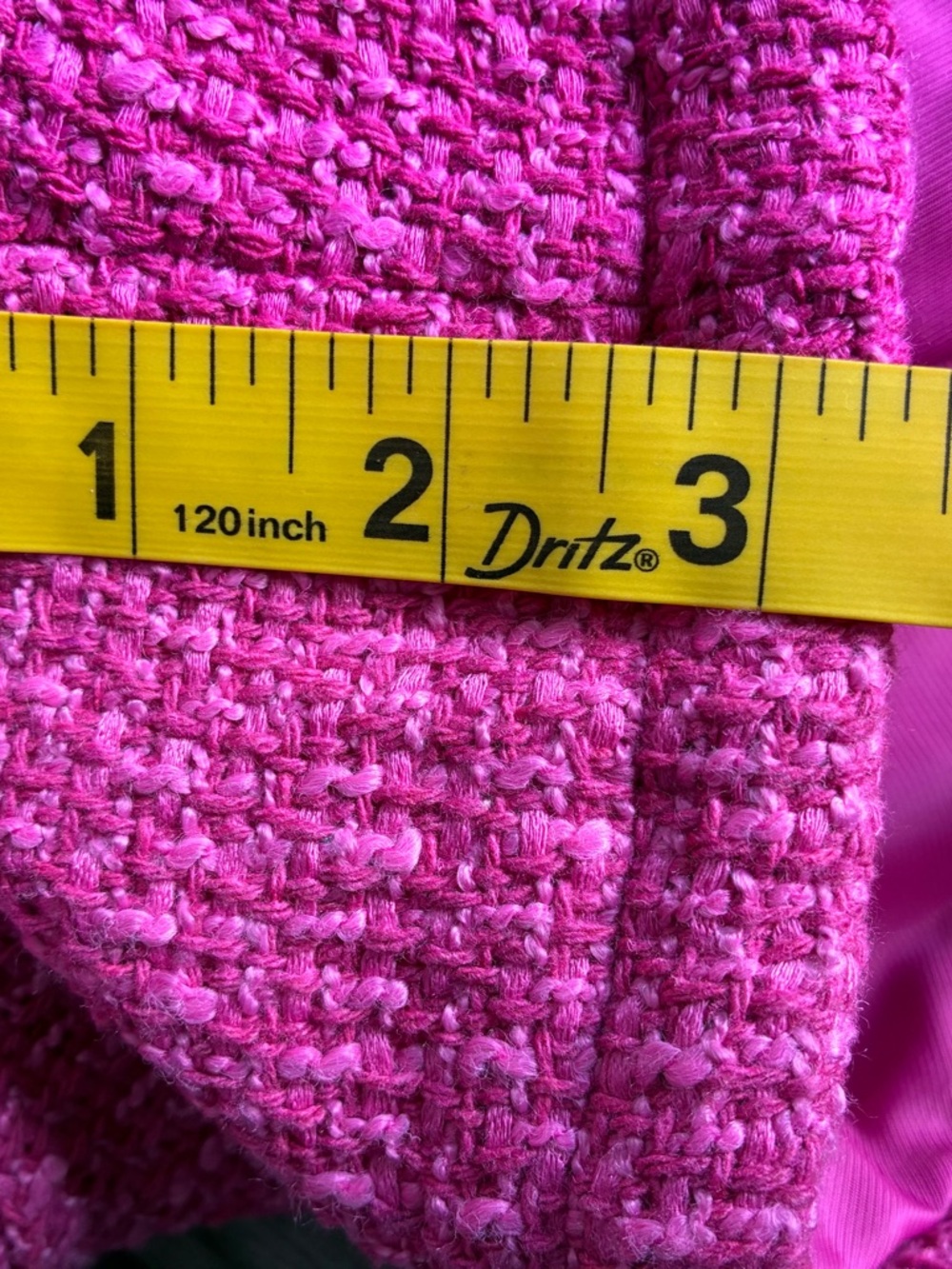 Buddy Love Hot Pink Tweed High-Waist Pocket Shorts - Picture 6 of 16